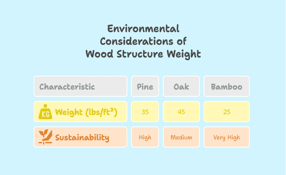 Environmental Considerations of Wood Structure Weight