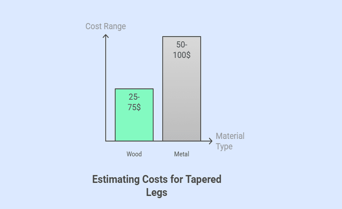Estimating Costs for Tapered Legs