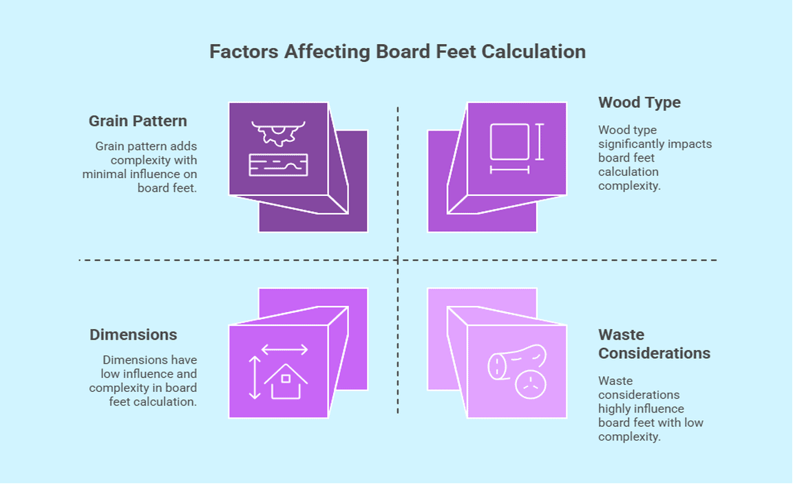 Factors Affecting Board Feet Calculation