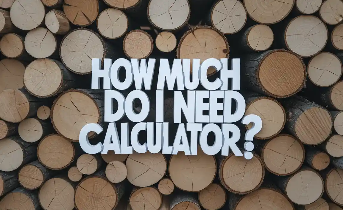 How Much Wood Do I Need Calculator