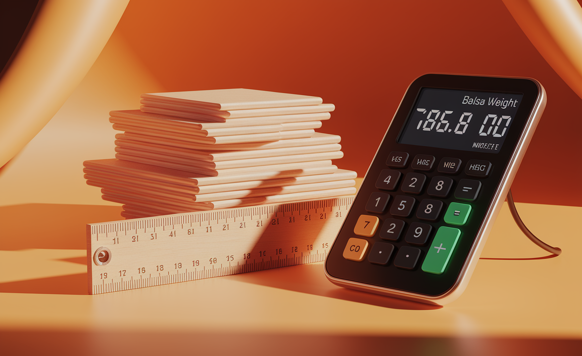How to Use a Balsa Weight Calculator