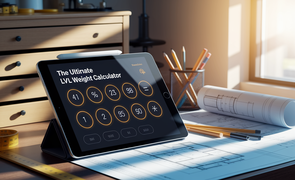 How to Use the LVL Weight Calculator