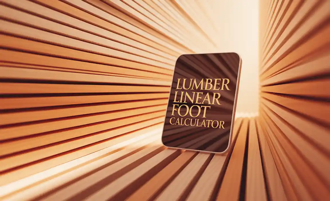 Lumber Linear Foot Calculator