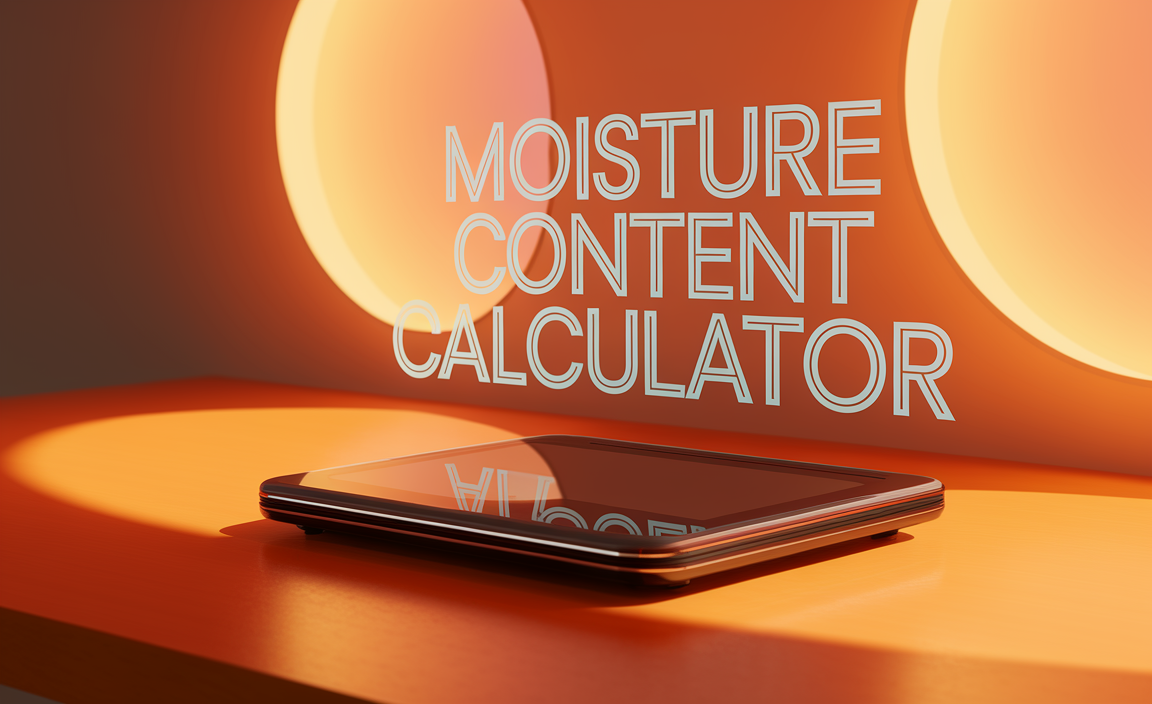 Moisture Content Calculator