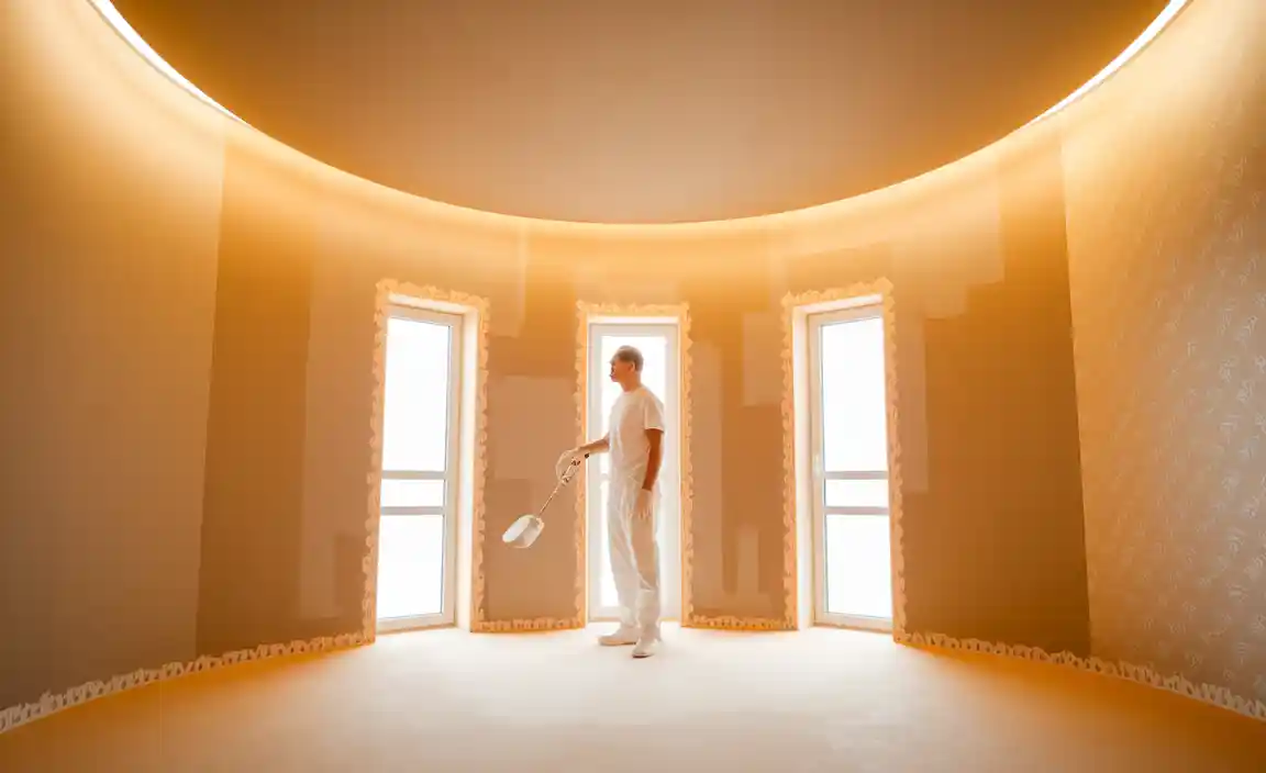 Preparing Your Circular Room for Painting