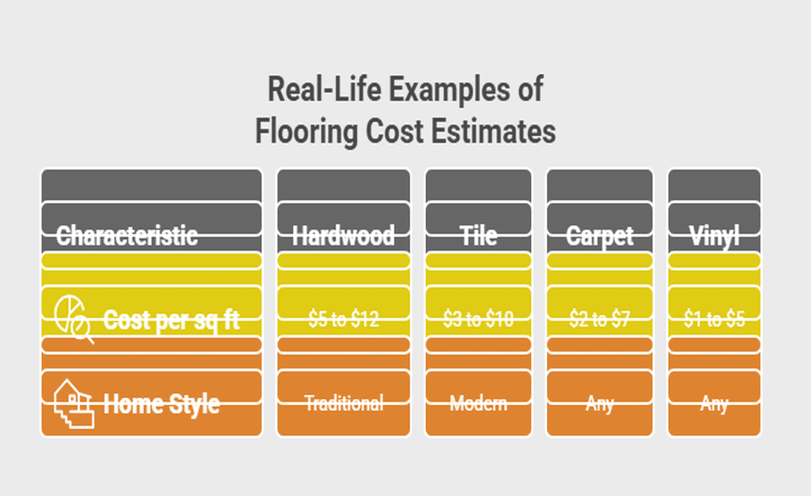 Real-Life Examples of Flooring Cost Estimates