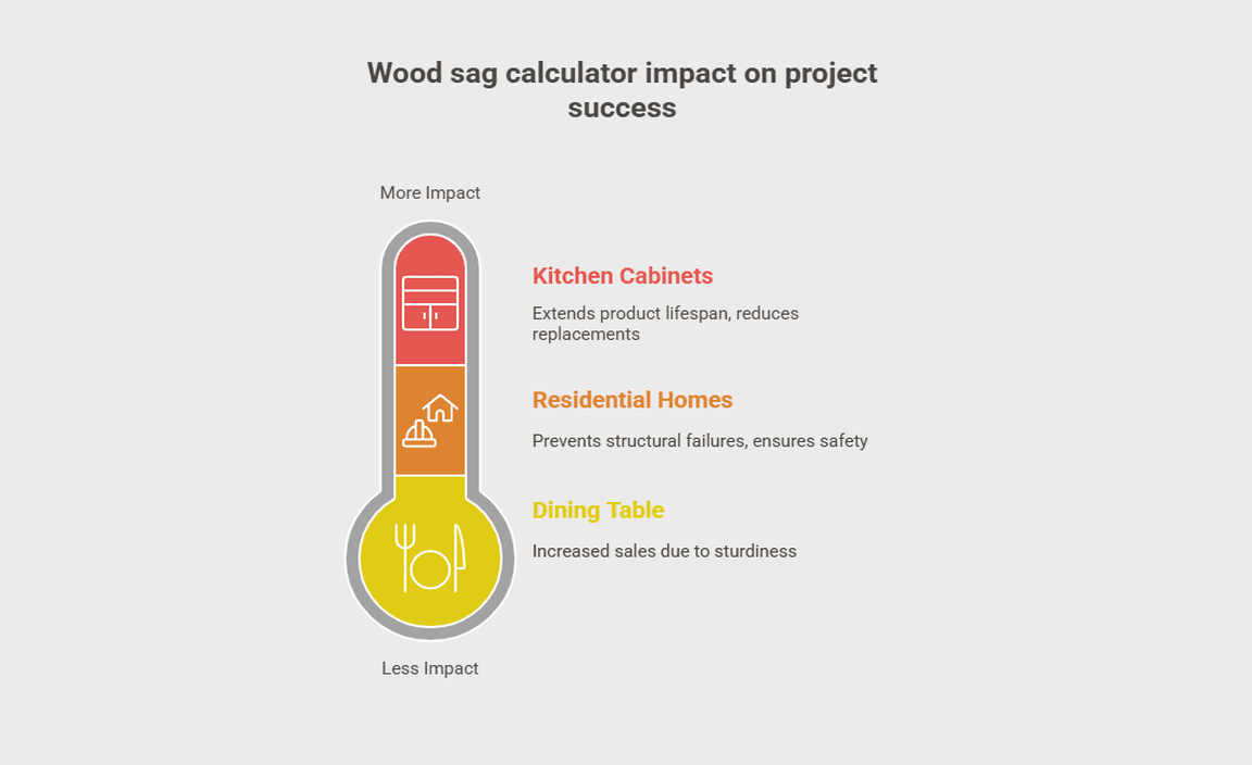 Real-World Applications of a Wood Sag Calculator