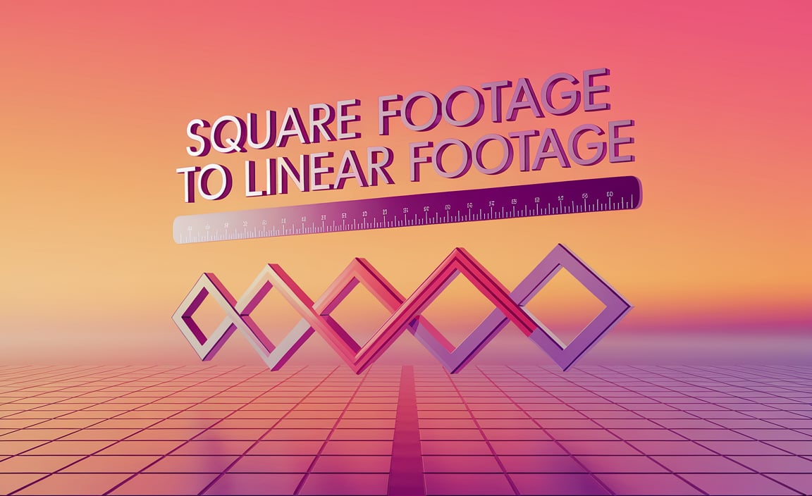 Square Footage To Linear Footage