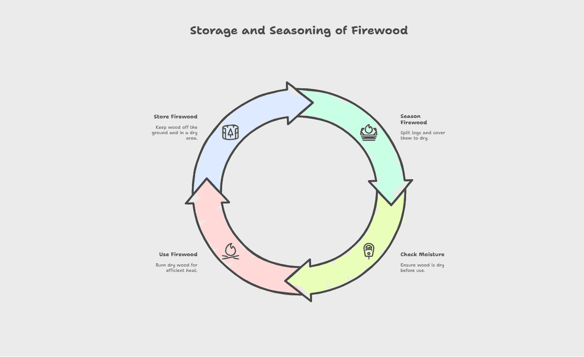 Storage and Seasoning of Firewood