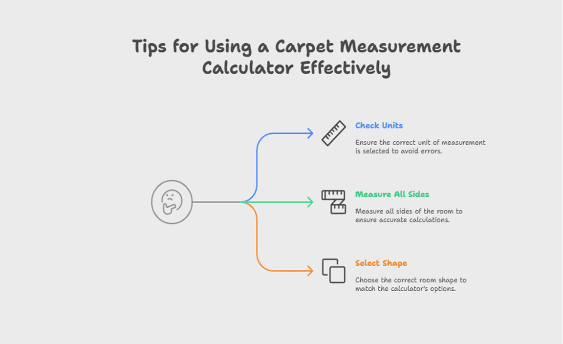 Tips for Using a Carpet Measurement Calculator Effectively
