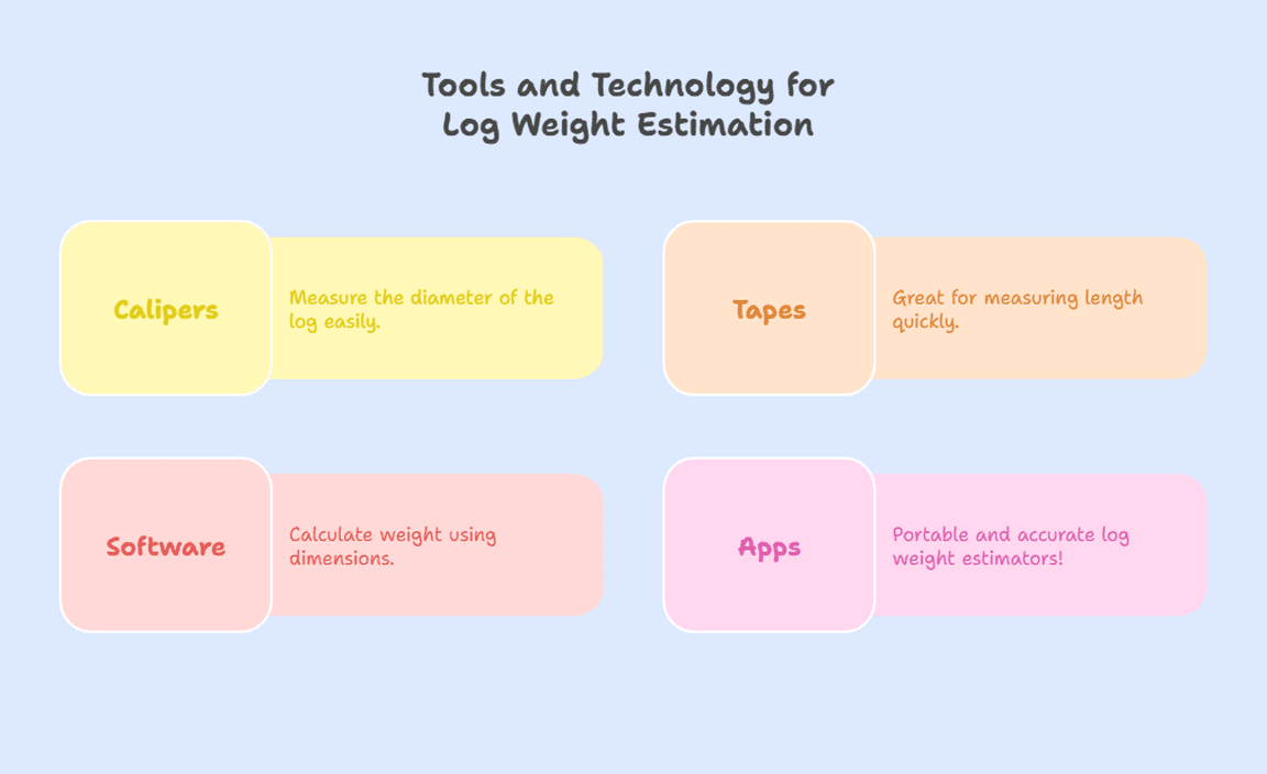 Tools and Technology for Log Weight Estimation