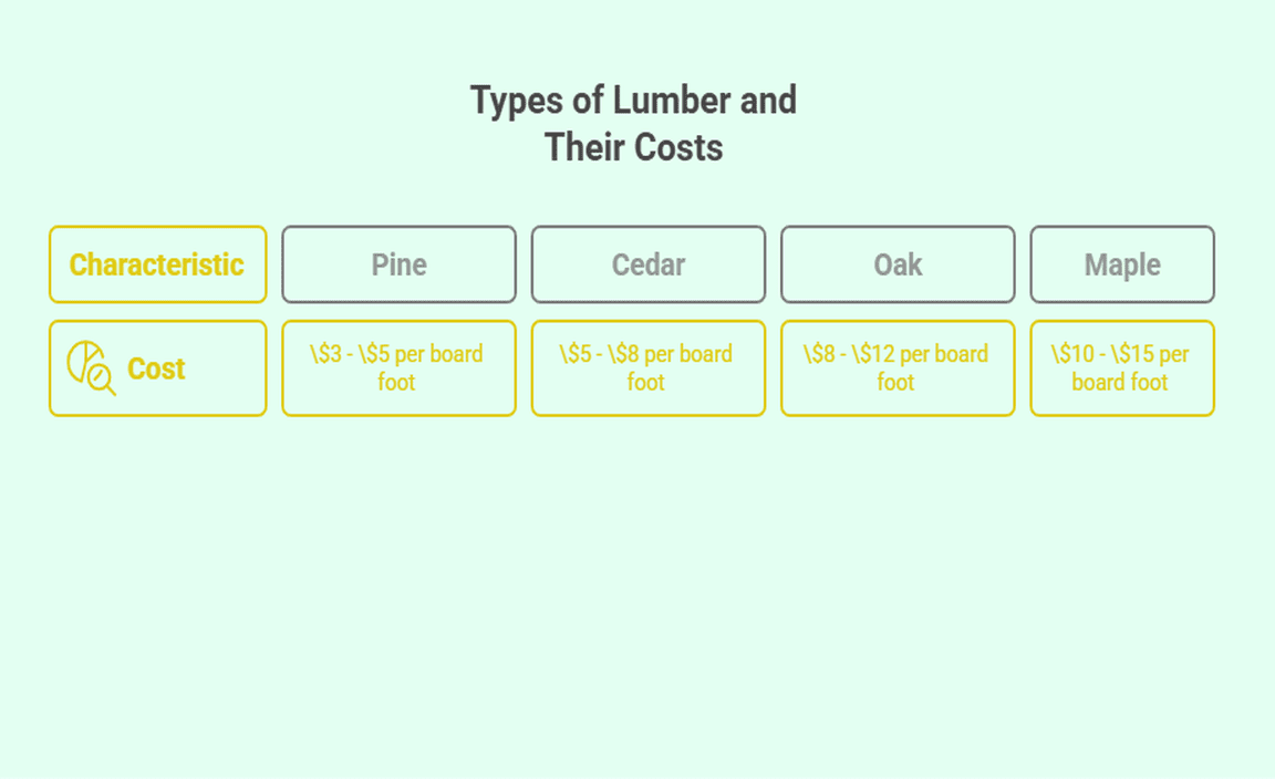 Types of Lumber and Their Costs