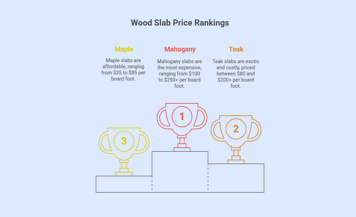 Types of Wood Slabs and Their Prices