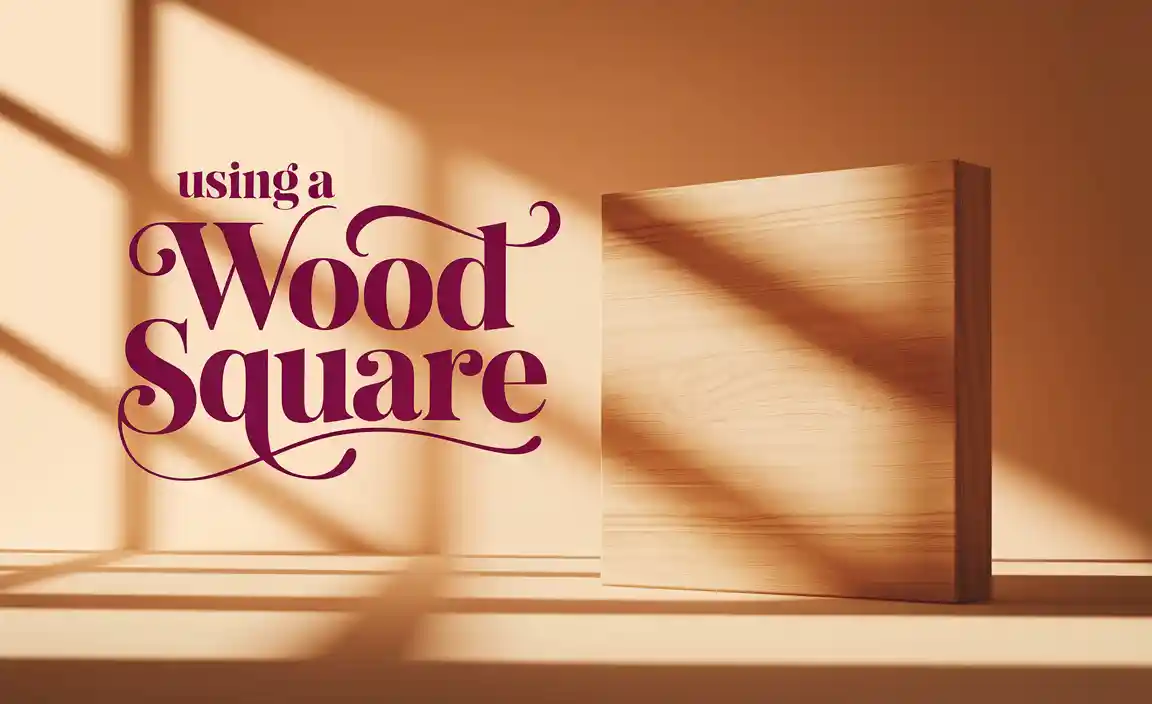Using A Wood Square