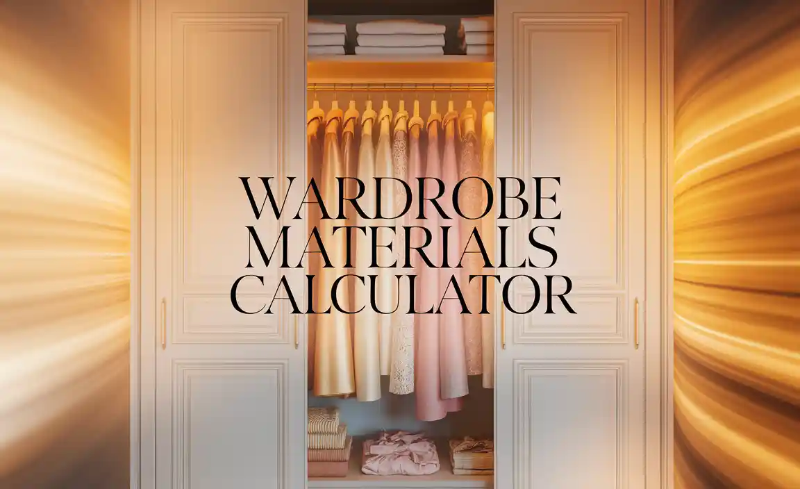Wardrobe Materials Calculator
