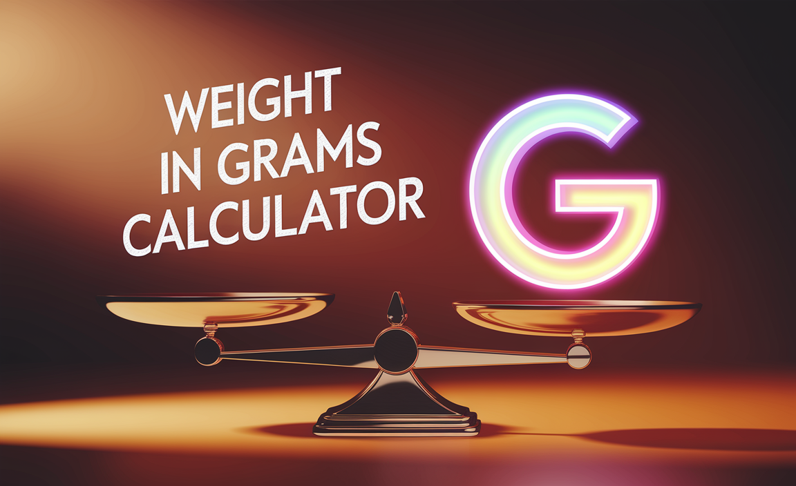 Weight In Grams Calculator