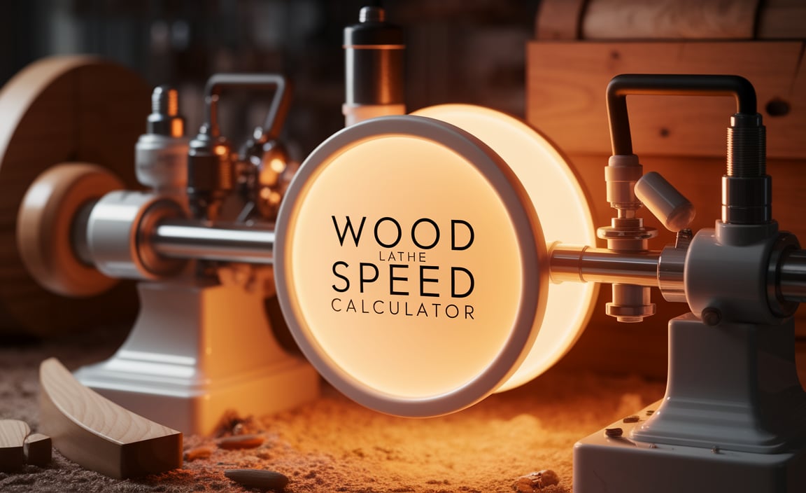 Wood Lathe Speed Calculator