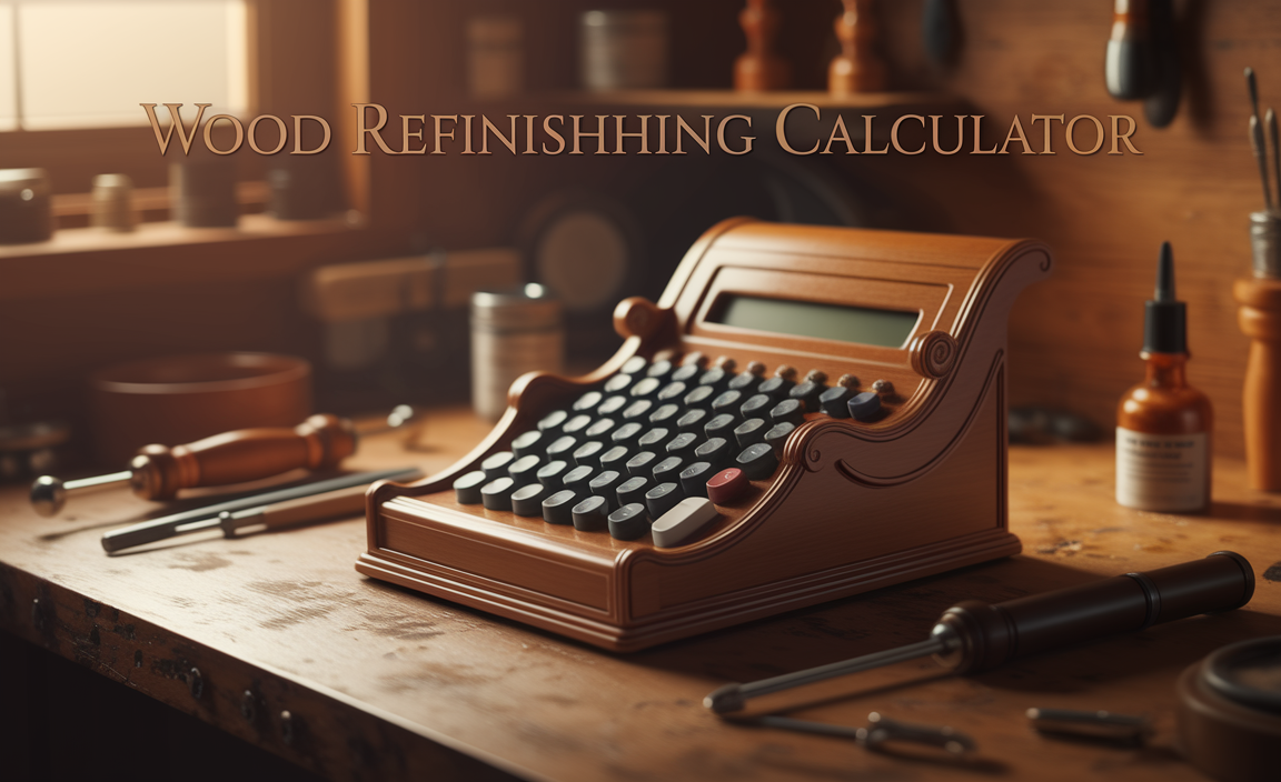 Wood Refinishing Calculator