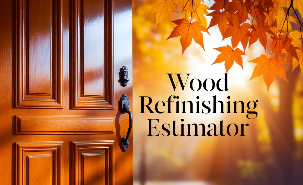 Wood Refinishing Estimator