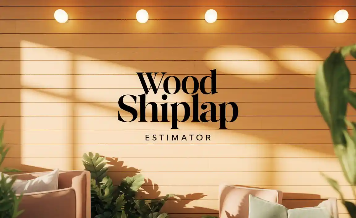 Wood Shiplap Estimator
