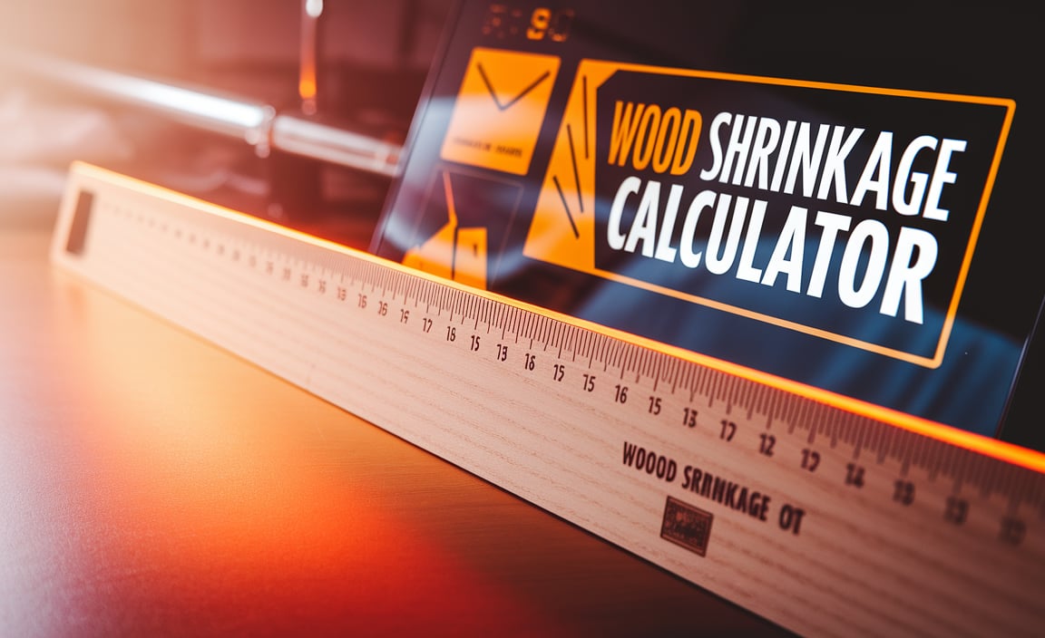 Wood Shrinkage Calculator