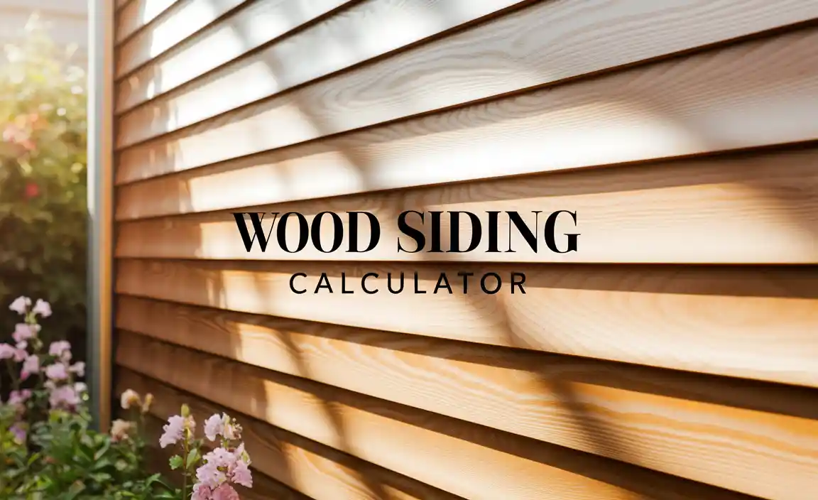 Wood Siding Calculator
