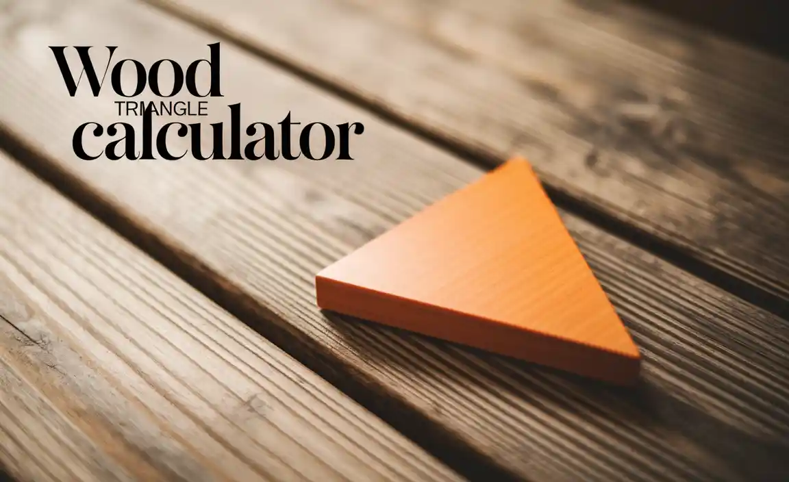 Wood Triangle Calculator