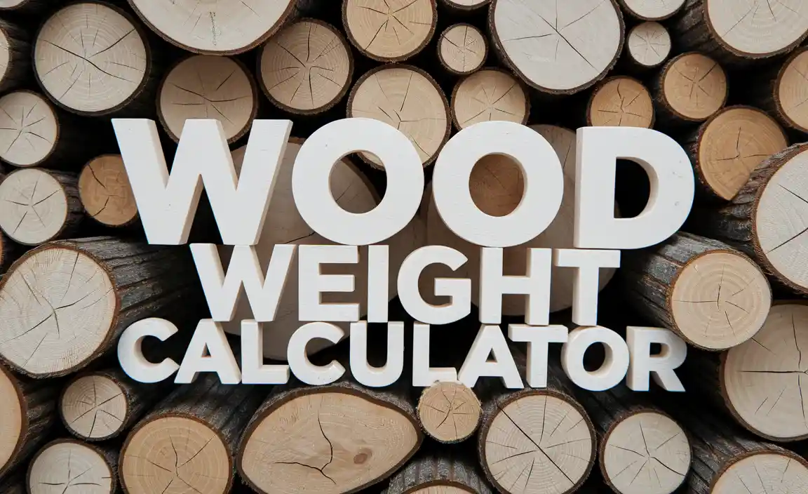 Wood Weight Calculator