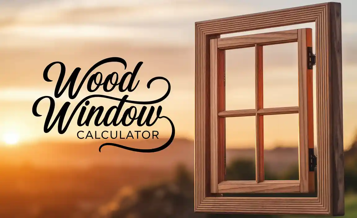 Wood Window Calculator
