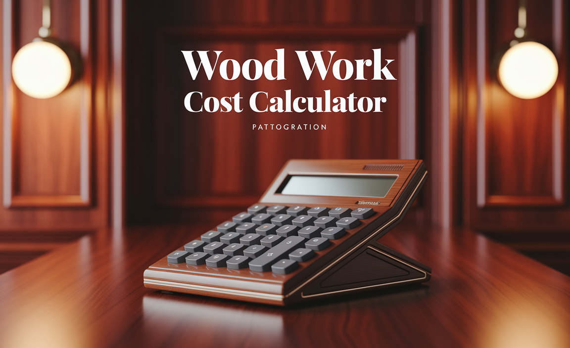 Wood Work Cost Calculator