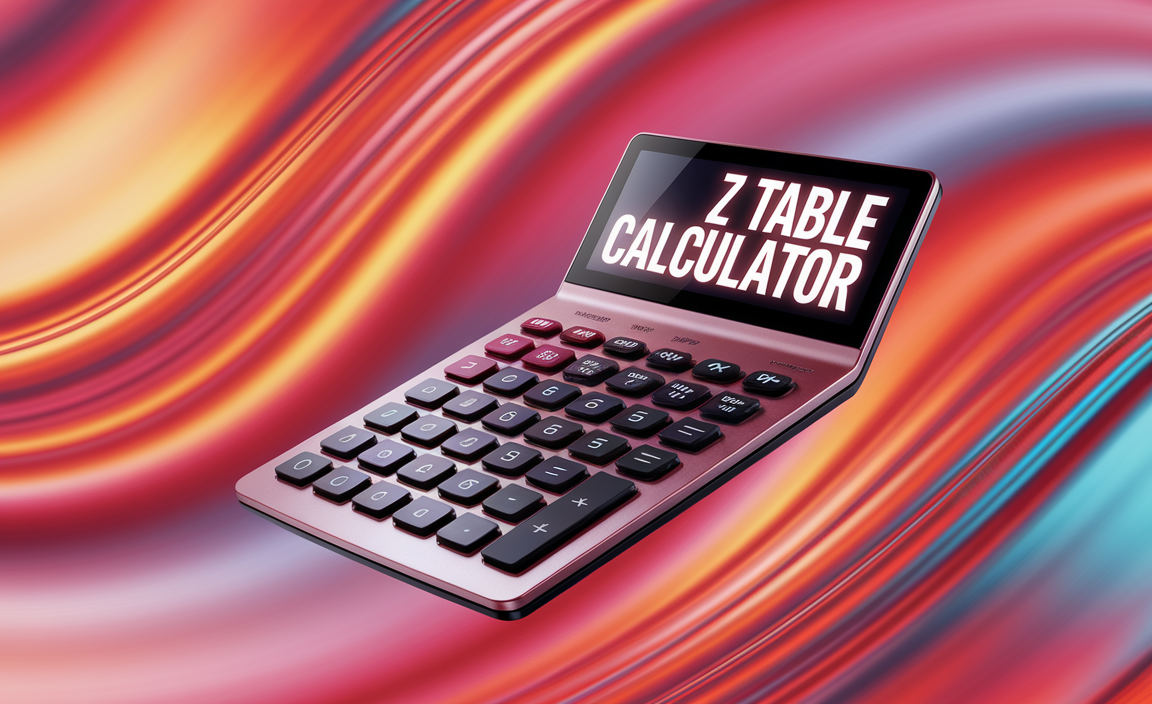 Z Table Calculator