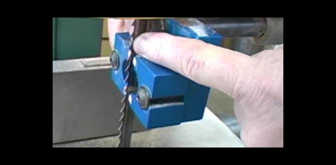 blade change tips for bandsaws