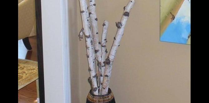 cheap birch branches for decor