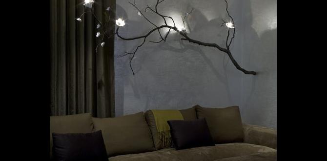 decorative birch branch chandelier