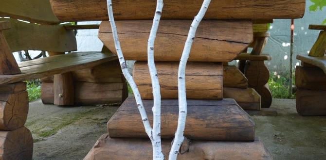 decorative birch branches with fairy lights