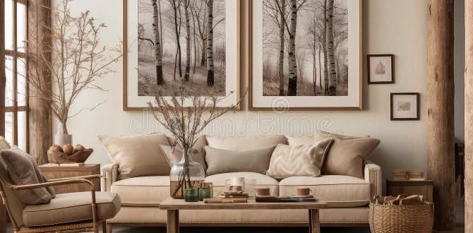 decorative birch frame ideas