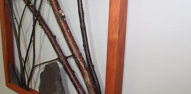 decorative birch twig art