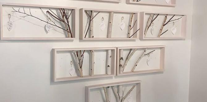 decorative birch wall art