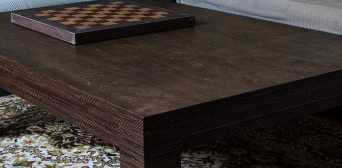 indoor birch coffee table