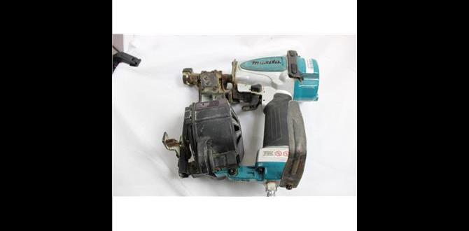 makita coil nailer setup