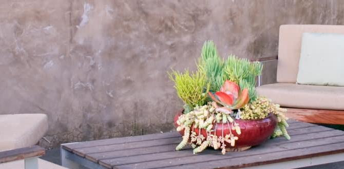 outdoor birch stump planter