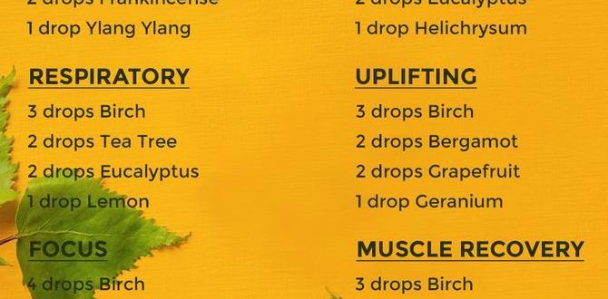 safe birch oil for diffuser blends