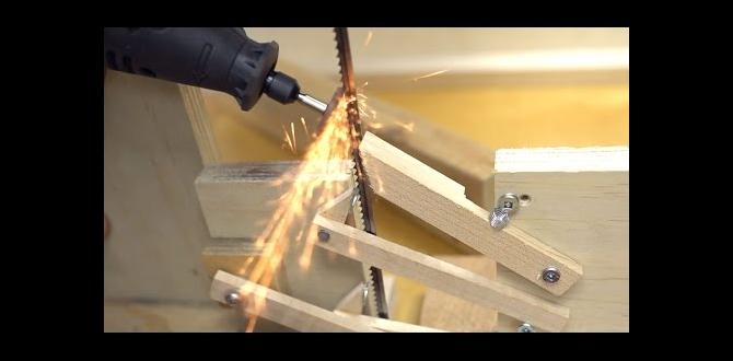 sharpening bandsaw blades DIY
