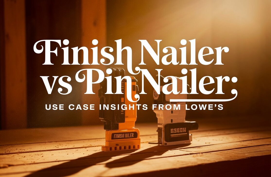 Finish Nailer vs Pin Nailer Use Case Insights from Lowe's