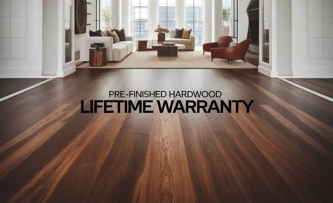 Pre-Finished Hardwood Lifetime Warranty