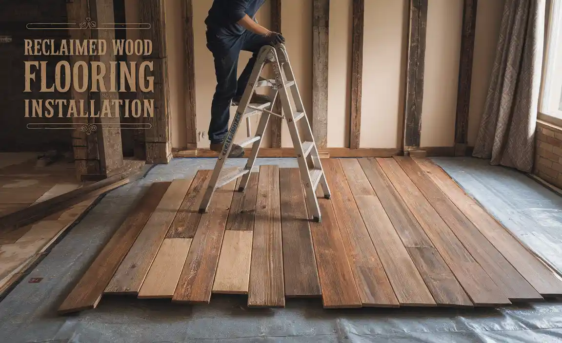 Reclaimed Wood Flooring Installation