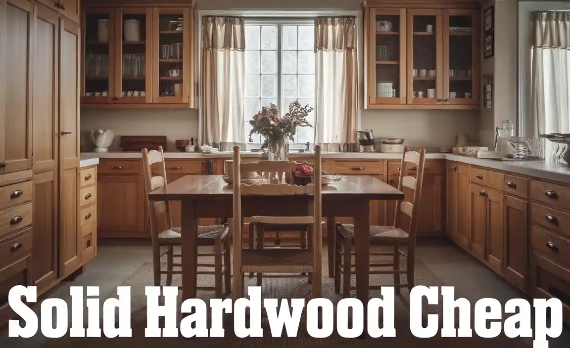 Solid Hardwood Cheap