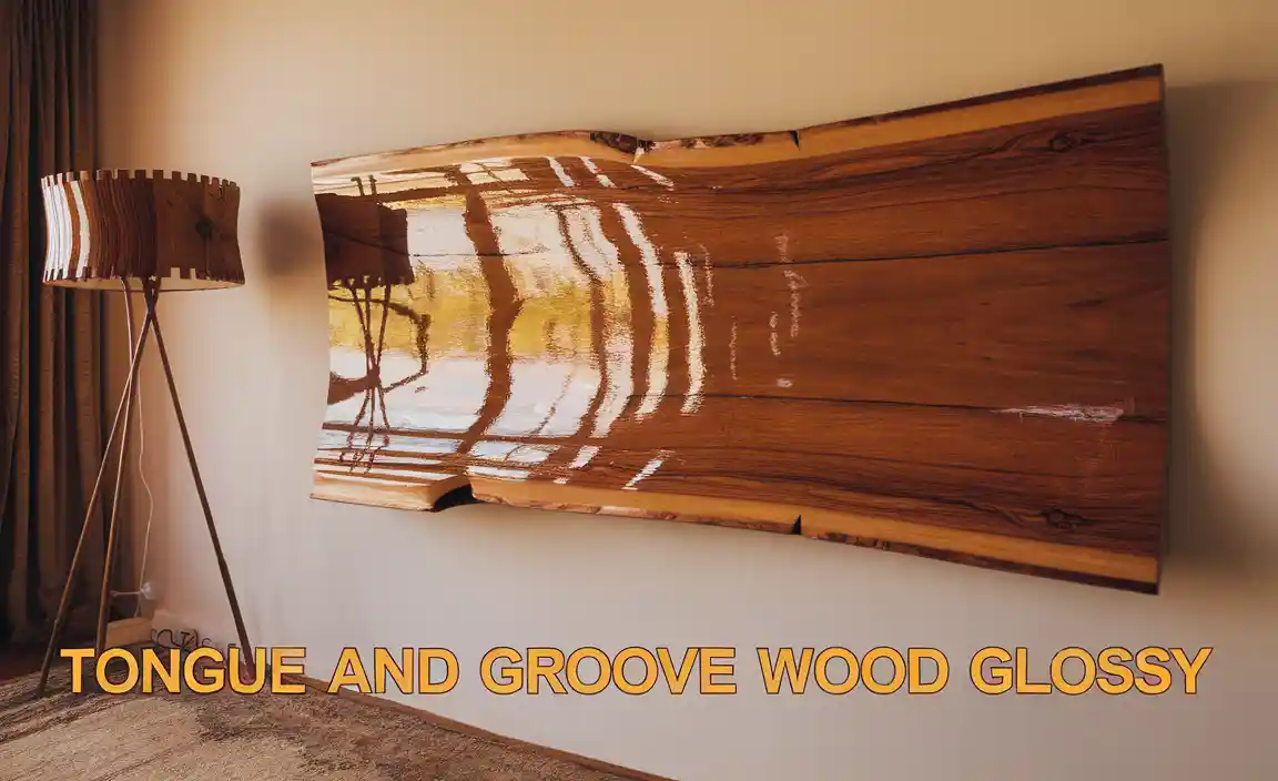 Tongue And Groove Wood Glossy
