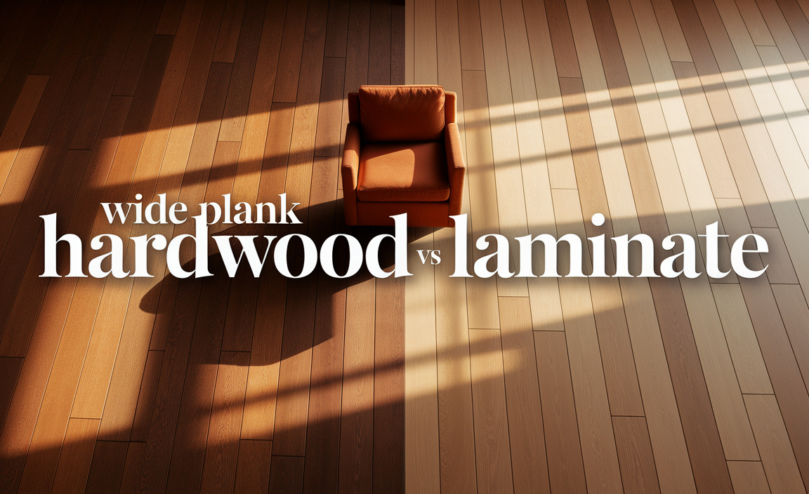 Wide Plank Hardwood vs Laminate