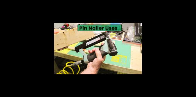 uses for a pin nailer amazon